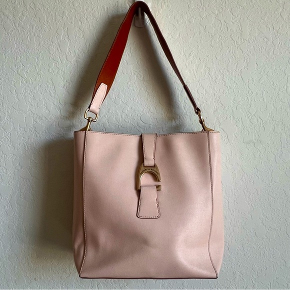Dooney & Bourke Light Pink Leather Shoulder Bag READ! - Picture 1 of 14